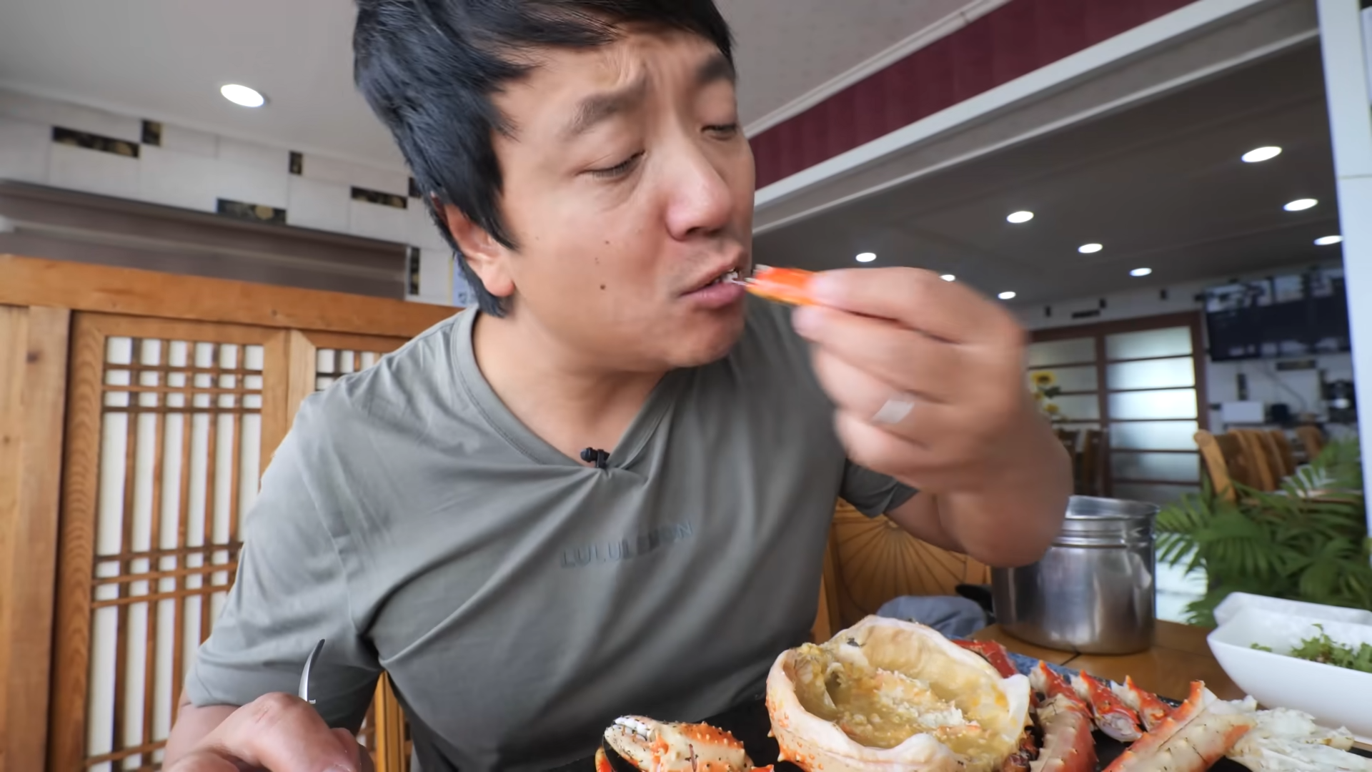 Korean BBQ at sunrise then a $250 seafood explosion