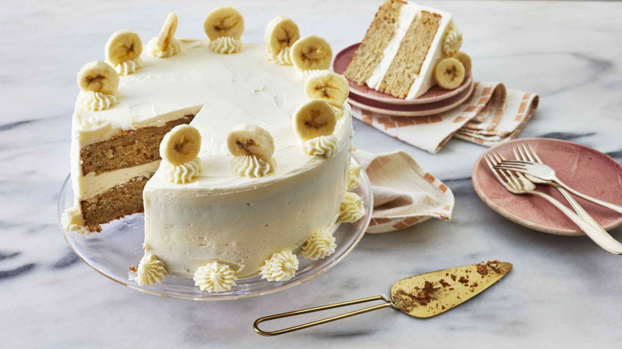 Bananas Foster Cake