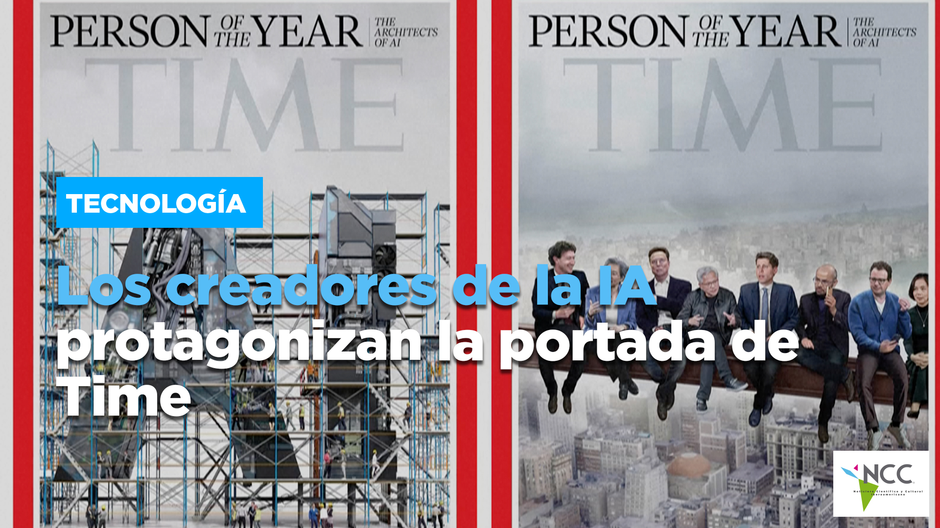 Los creadores de la IA protagonizan la portada de Times