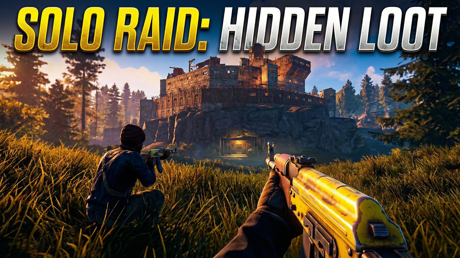 Exploring a secret room full of boxes during solo raiding
