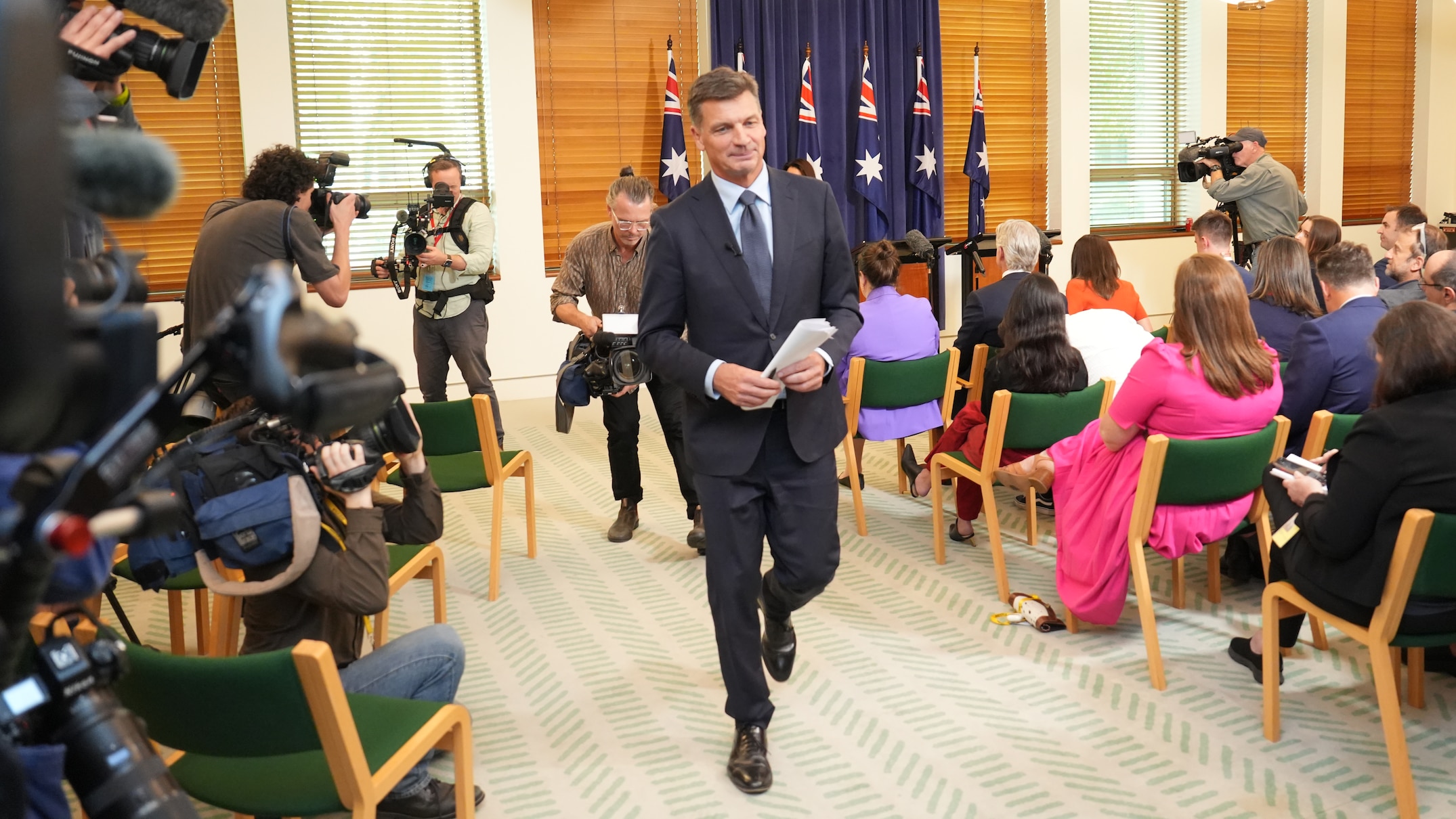 Angus Taylor unveils shadow ministry