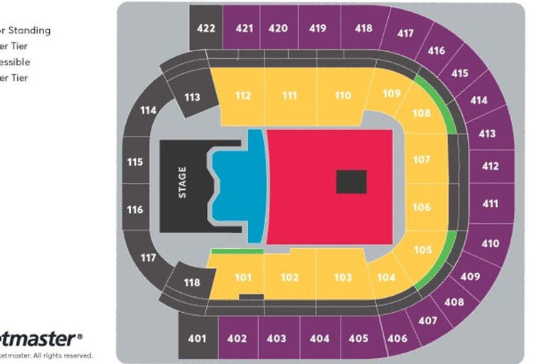 Hilary Duff at London O2: capacity, venue map and seating plan