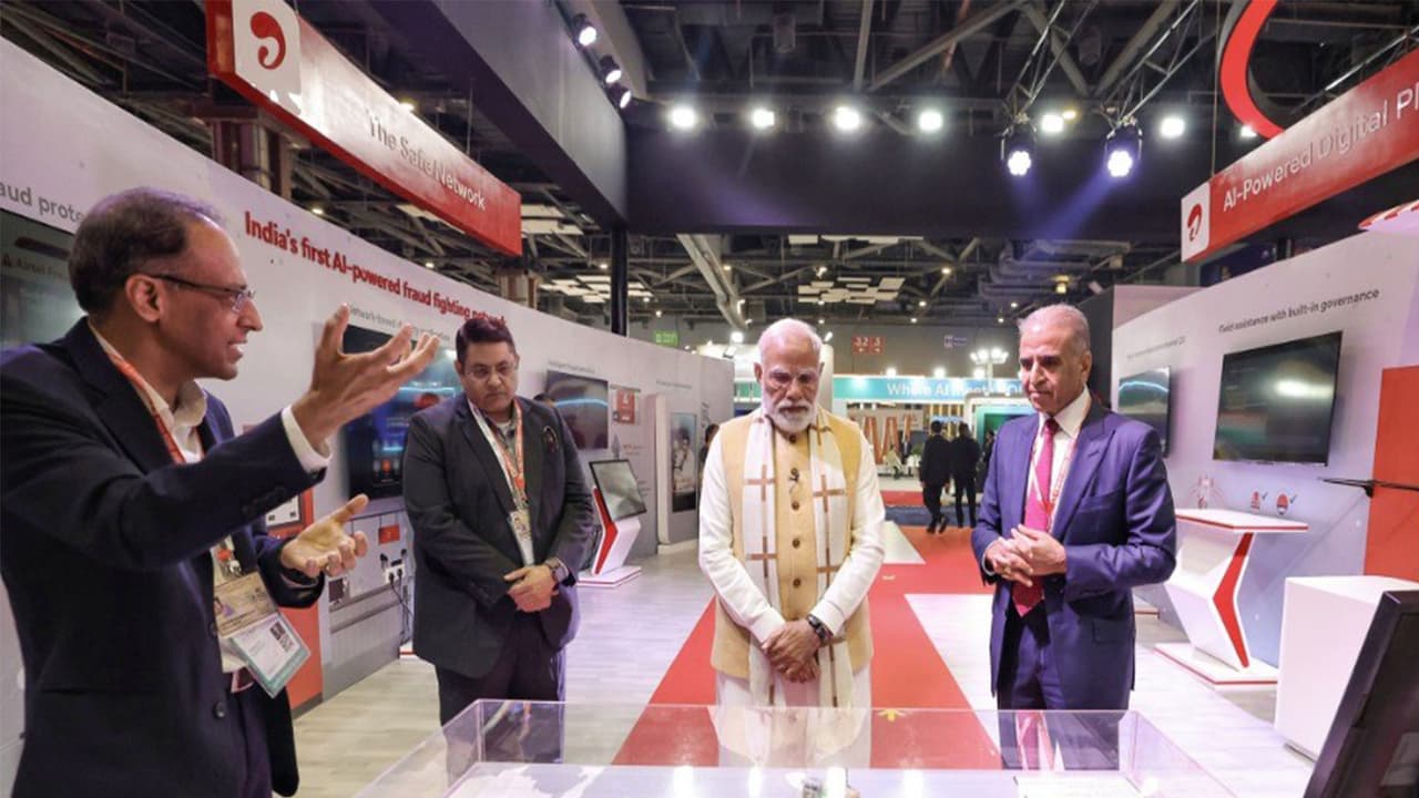 Airtel welcomes PM Modi, commits to 'Powering AI for India' at summit