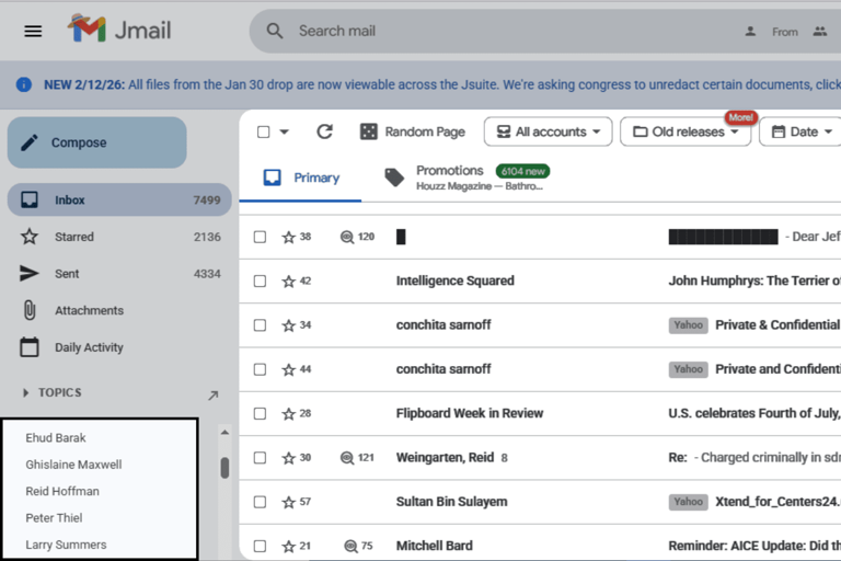 What is Jmail? The website letting anyone browse Jeffrey Epstein's ...