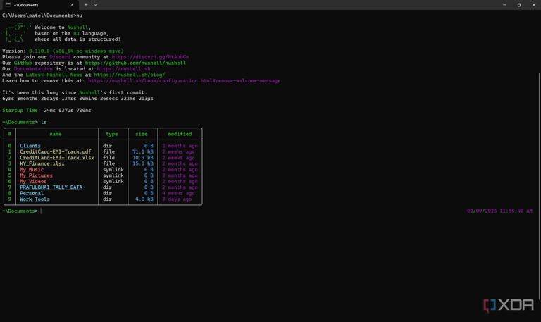 I started using a shell that treats my terminal like a spreadsheet, and ...