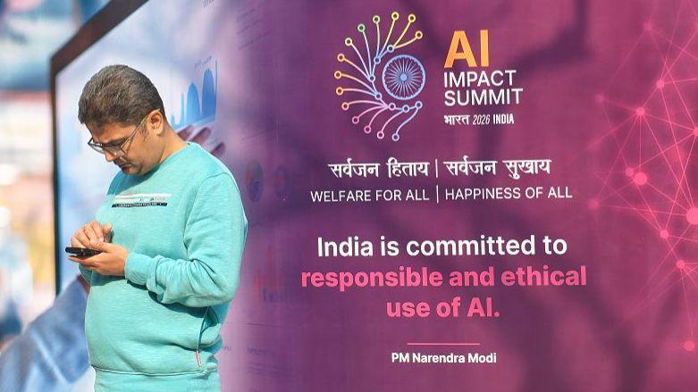 Long queues and confusion mar first day of India's landmark AI summit