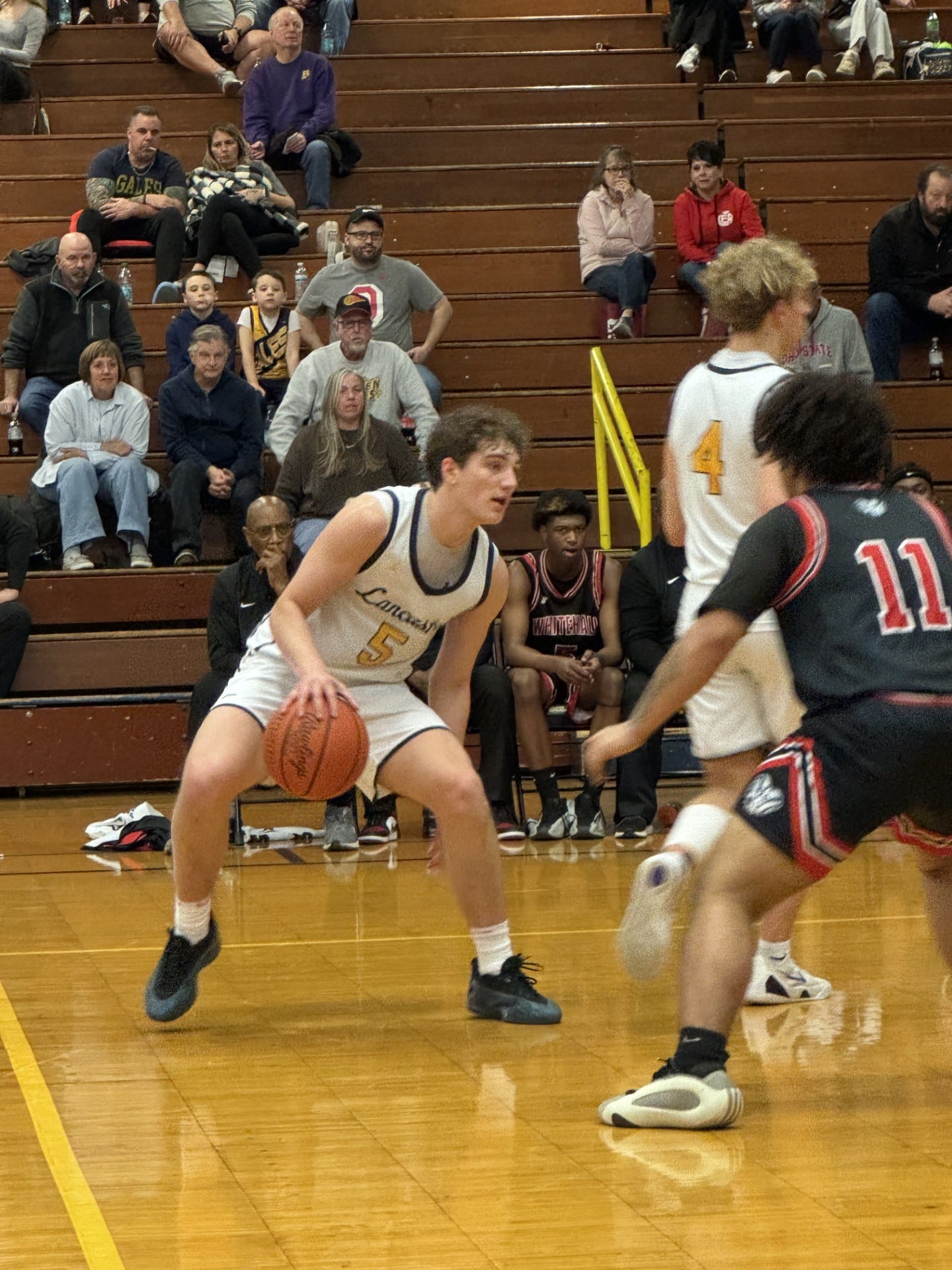 Lancaster boys basketball overcomes slow start, extends winning streak