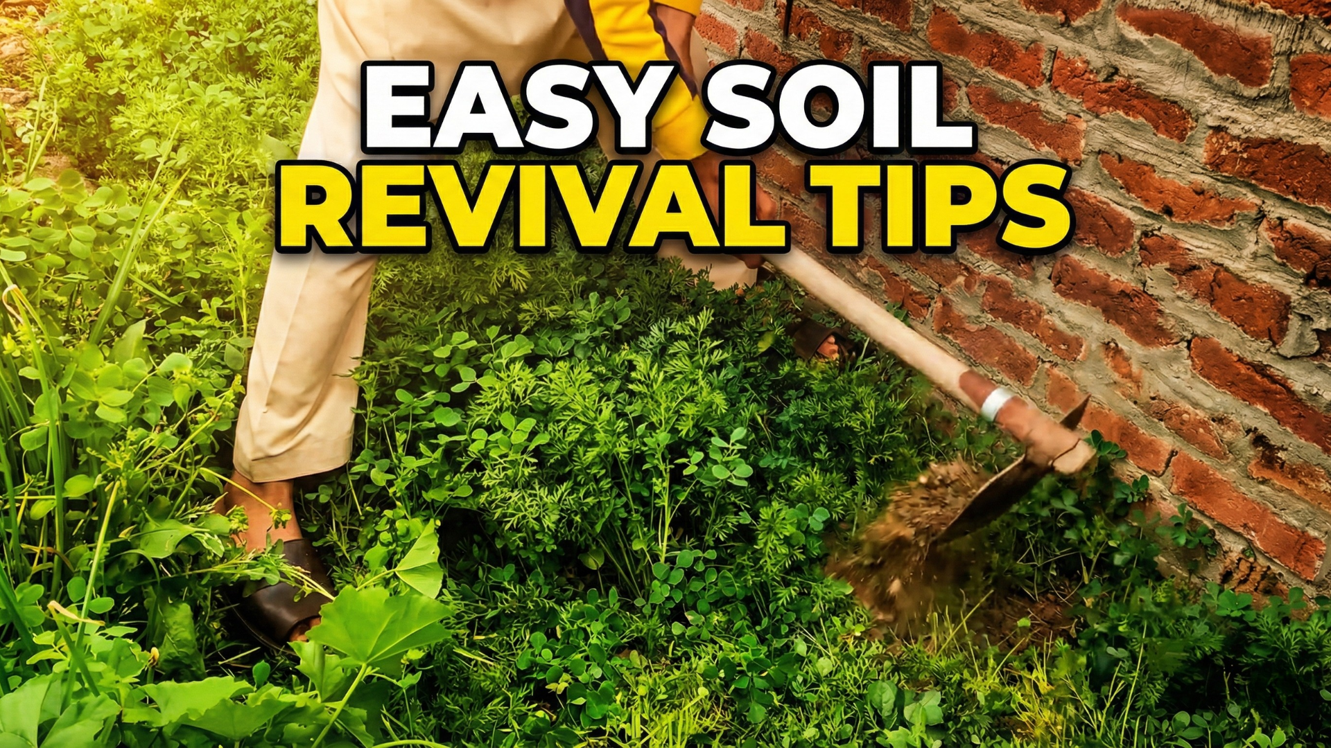 From lifeless soil to flourishing garden: Two easy techniques