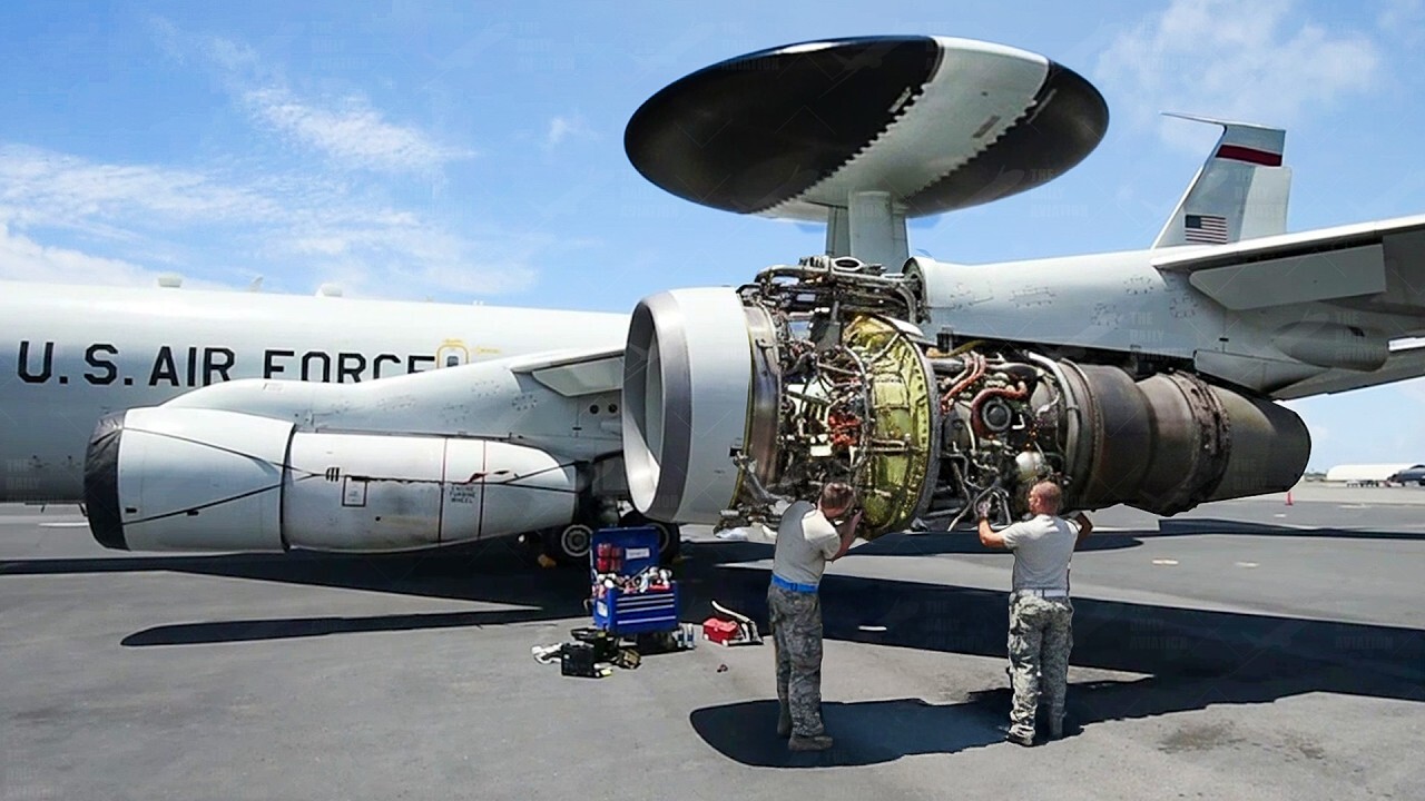 How the US Air Force starts its $300 million surveillance aircraft