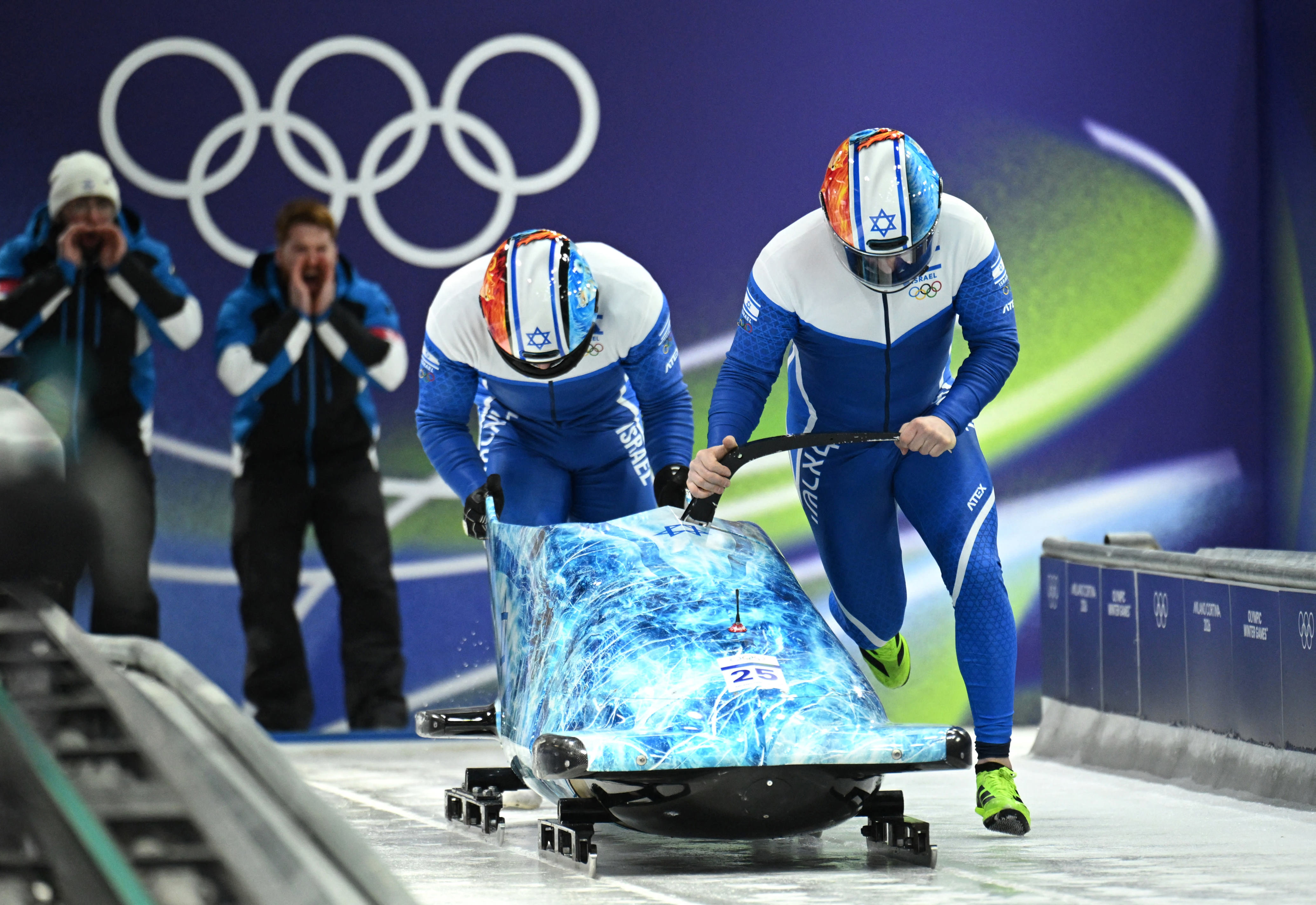 Israelis make their Milan 2026 Winter Olympics mark in slalom skiing ...
