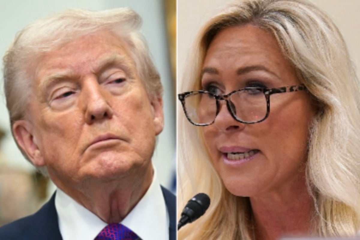 Trump takes a swipe at MTG as she talks about receiving death threats