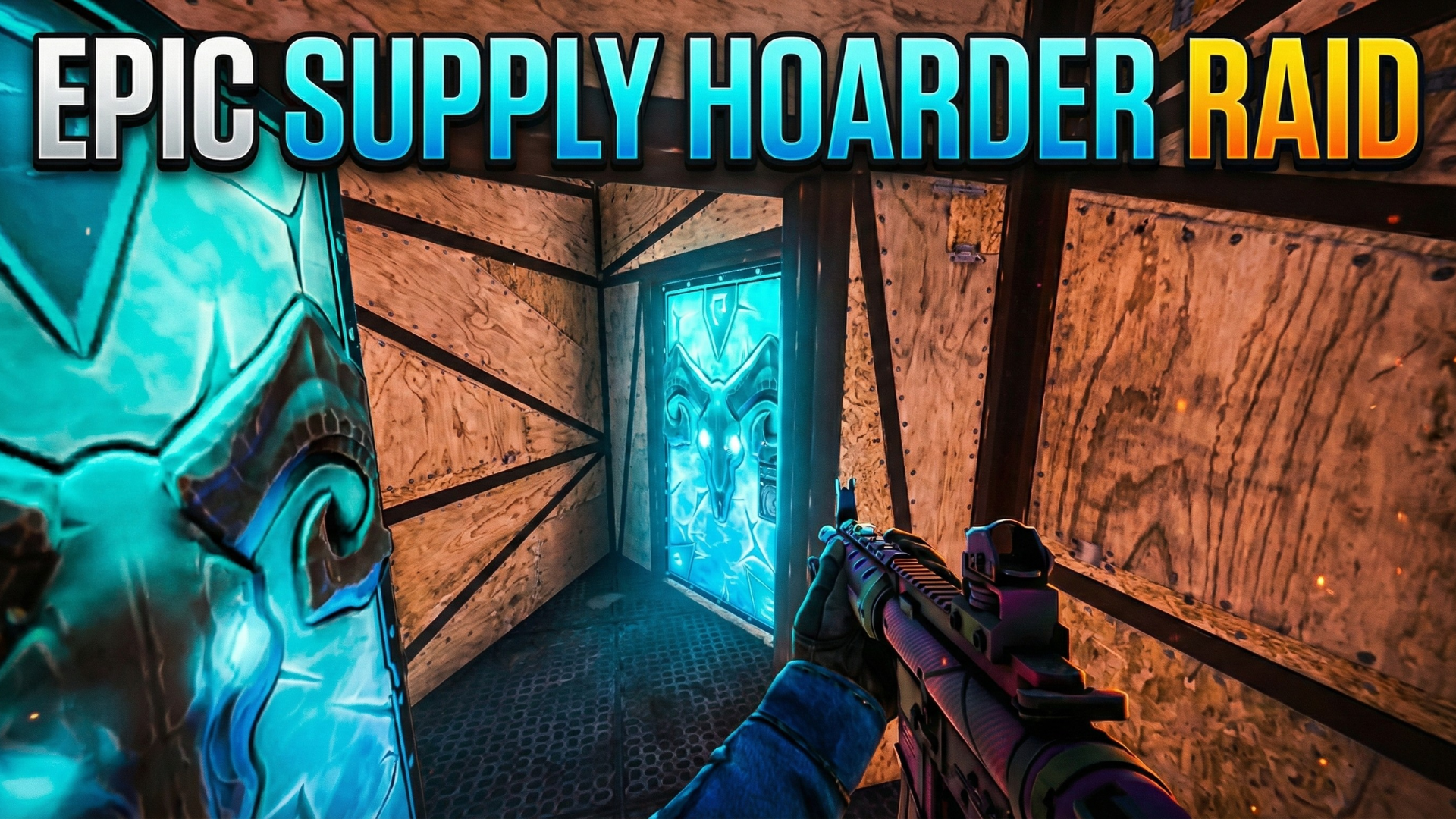I lured a supply signal hoarder into a full raid myself