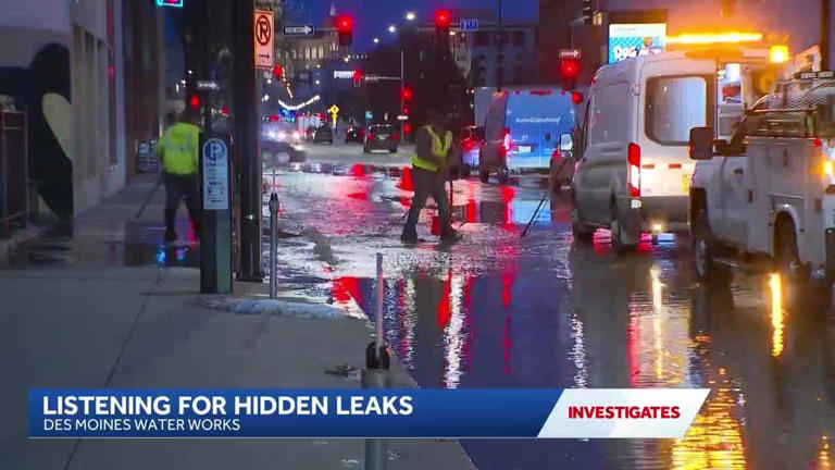 KCCI investigates: How Des Moines Water Works hunts down water main leaks