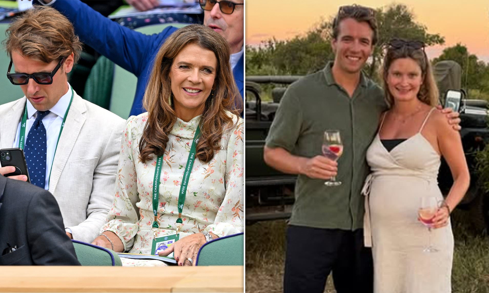 Annabel Croft, 59, to become a grandmother for second time as son ...