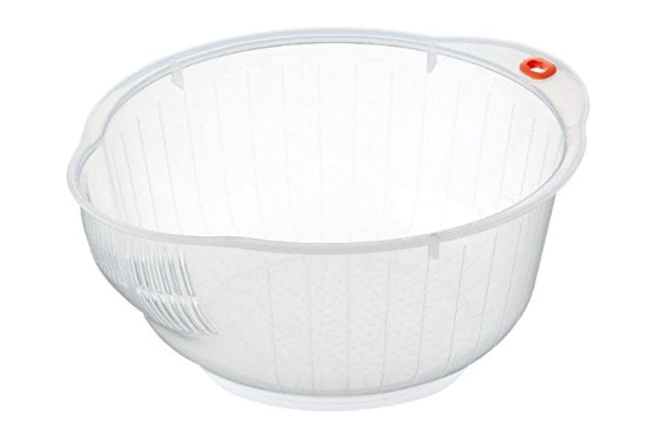 inomata plastic japanese rice washing