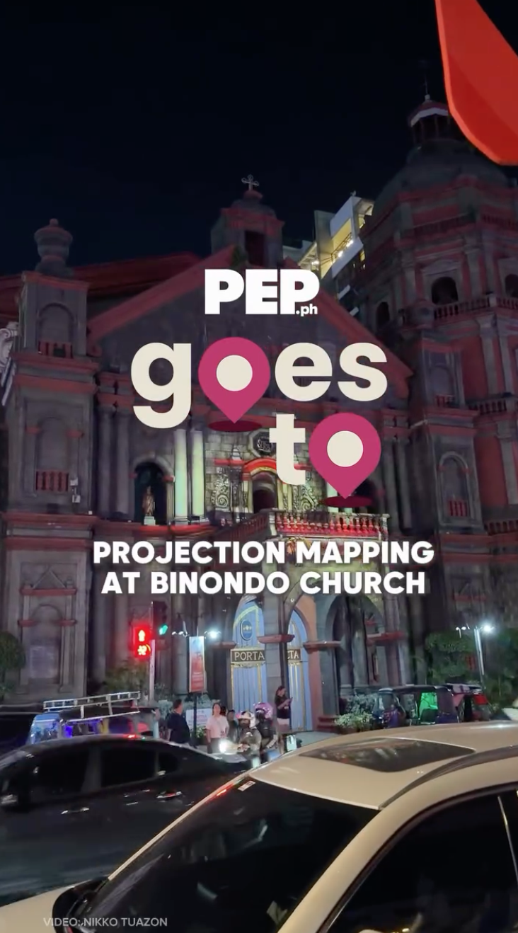 PEP goes to projection mapping at Binondo Church