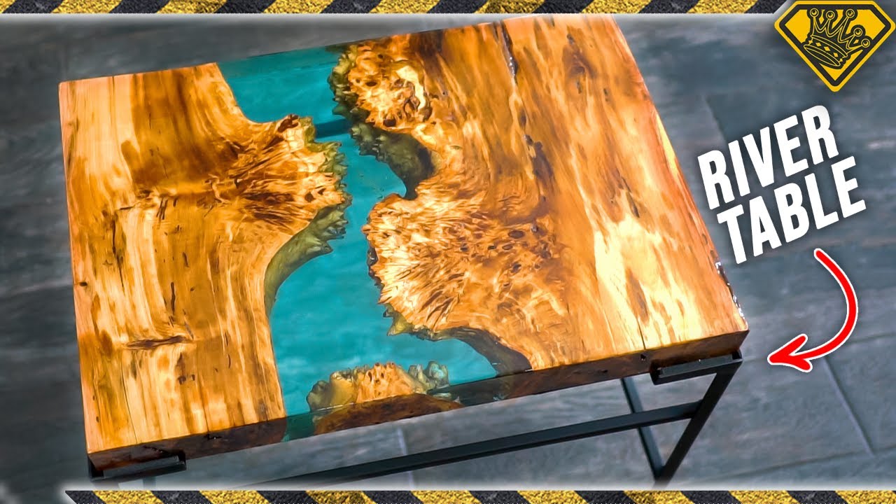 How to build a handmade resin river table