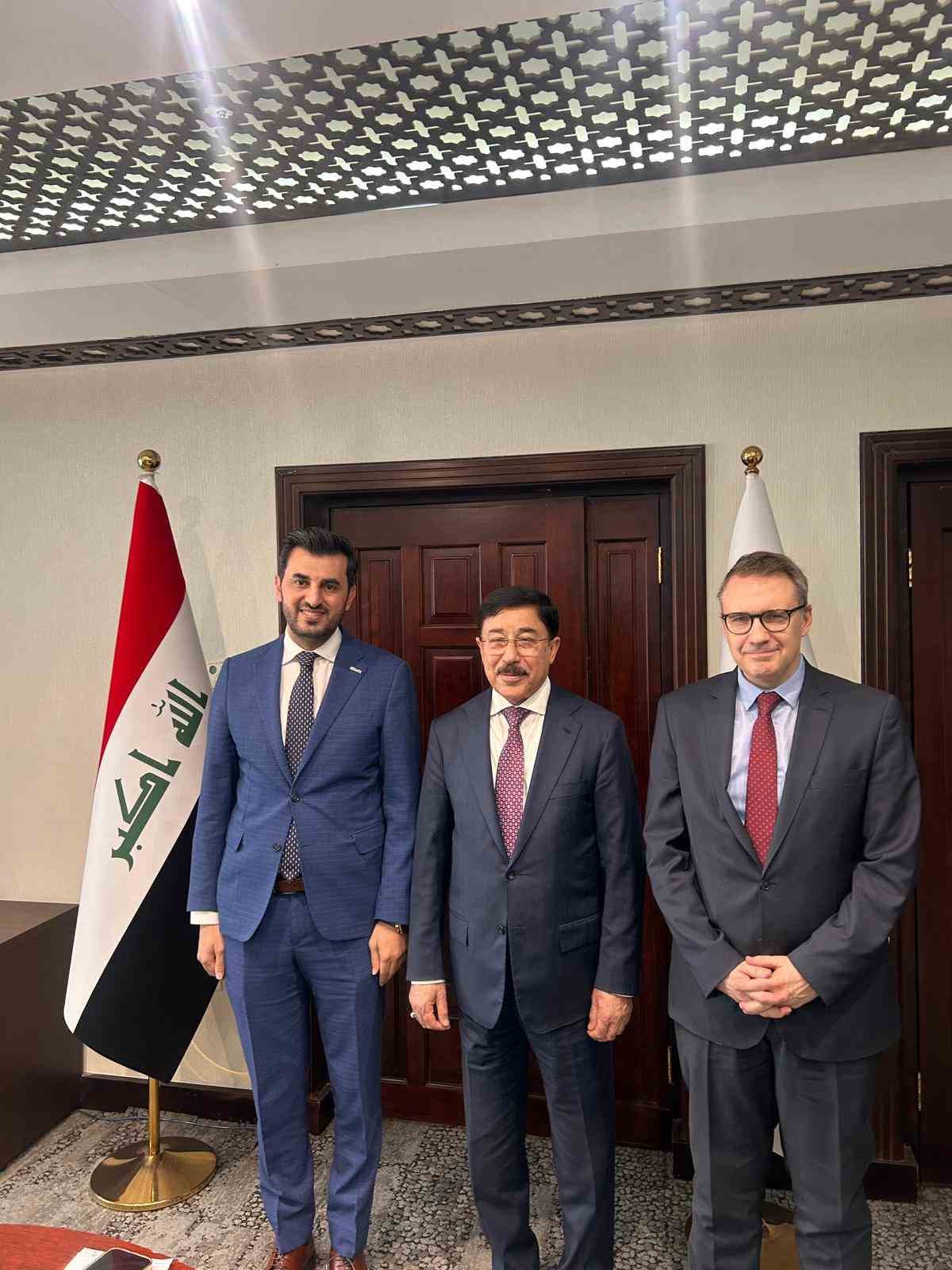 DEİK/Türkiye-Irak İş Konseyi Başkanı Halit Acar, Irak Merkez Bankası ...