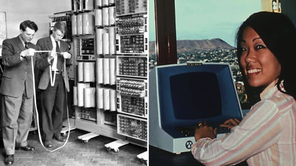 Old throwaway tech that became industry standards