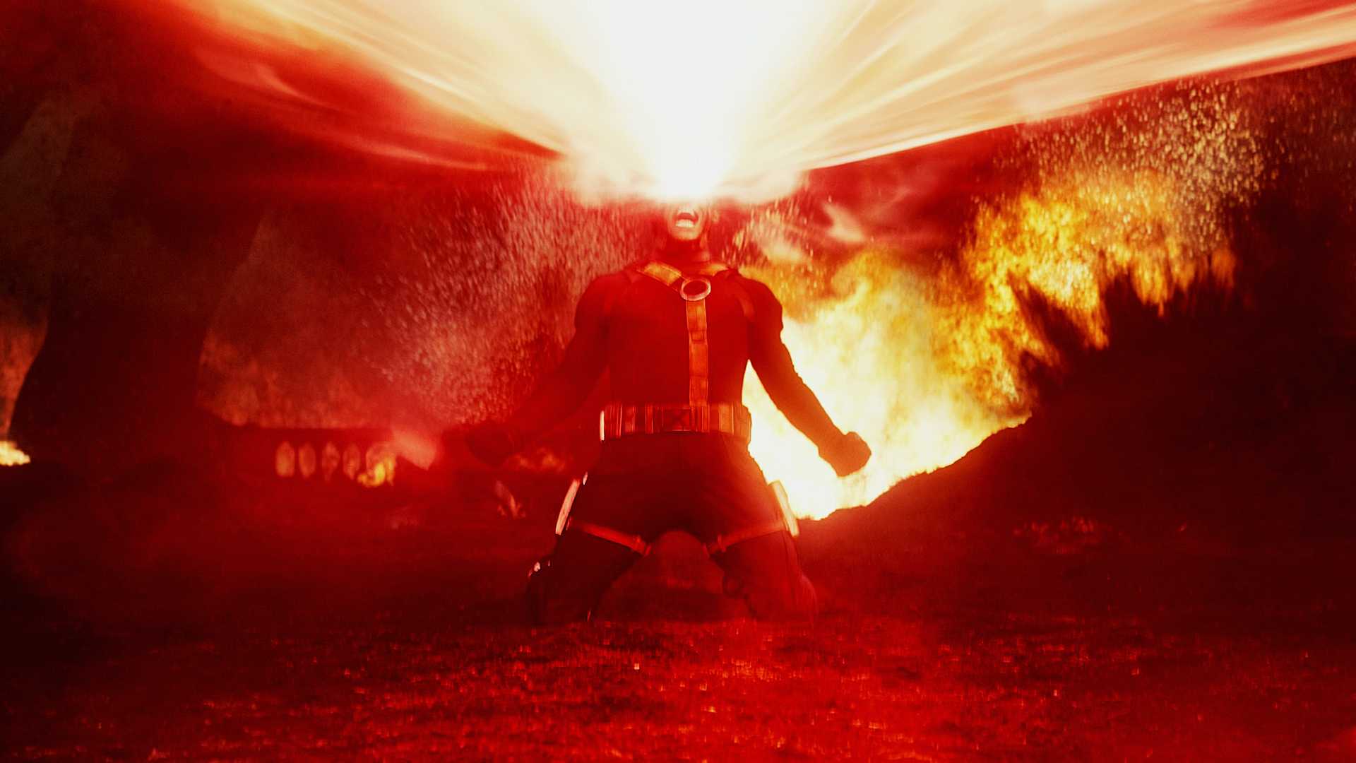 Cyclops unleashes his optic blasts from Avengers Doomsday