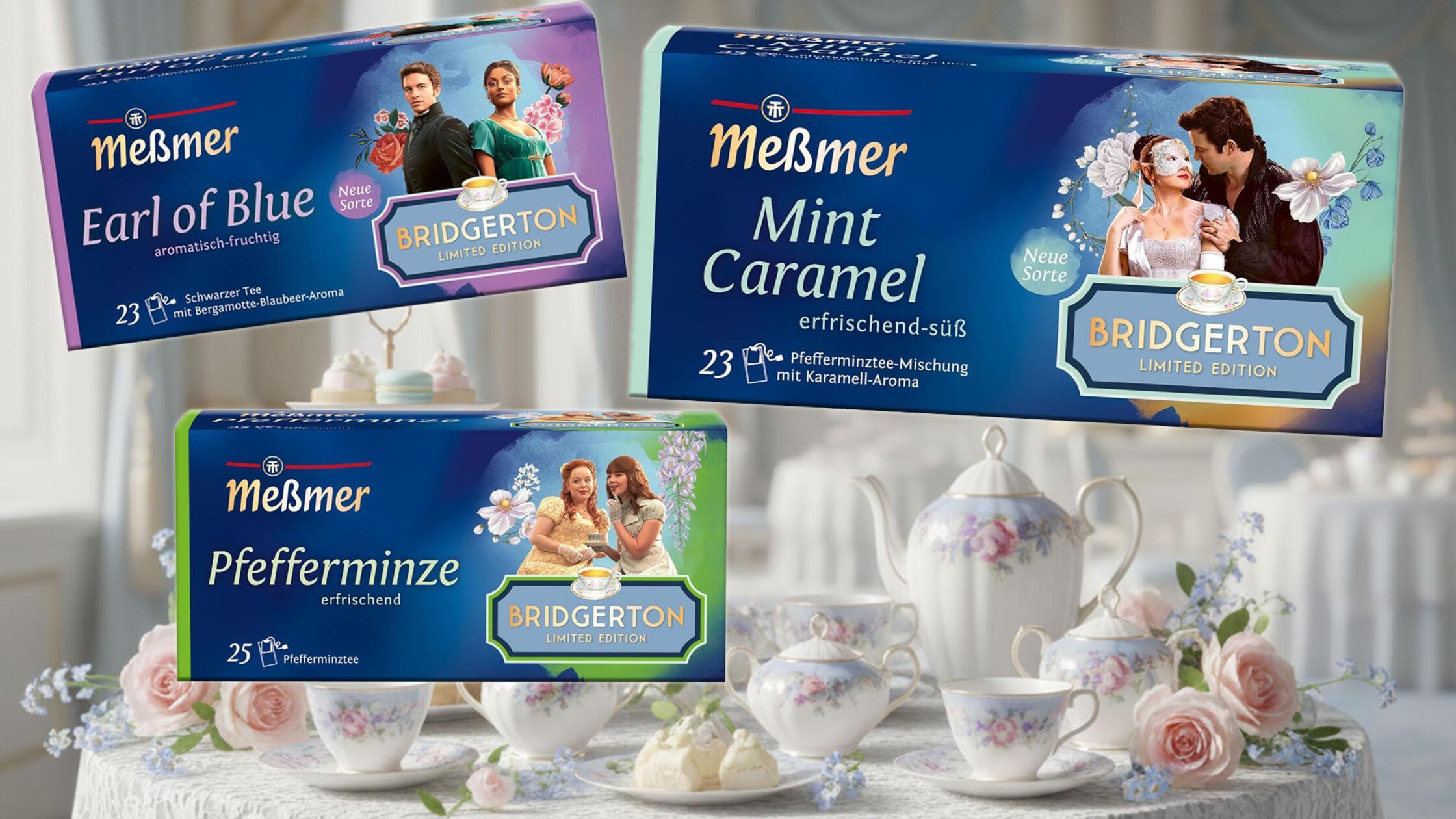 Meßmer Mint Caramel: Netflix-Hit Bridgerton jetzt als Tee – Limited ...