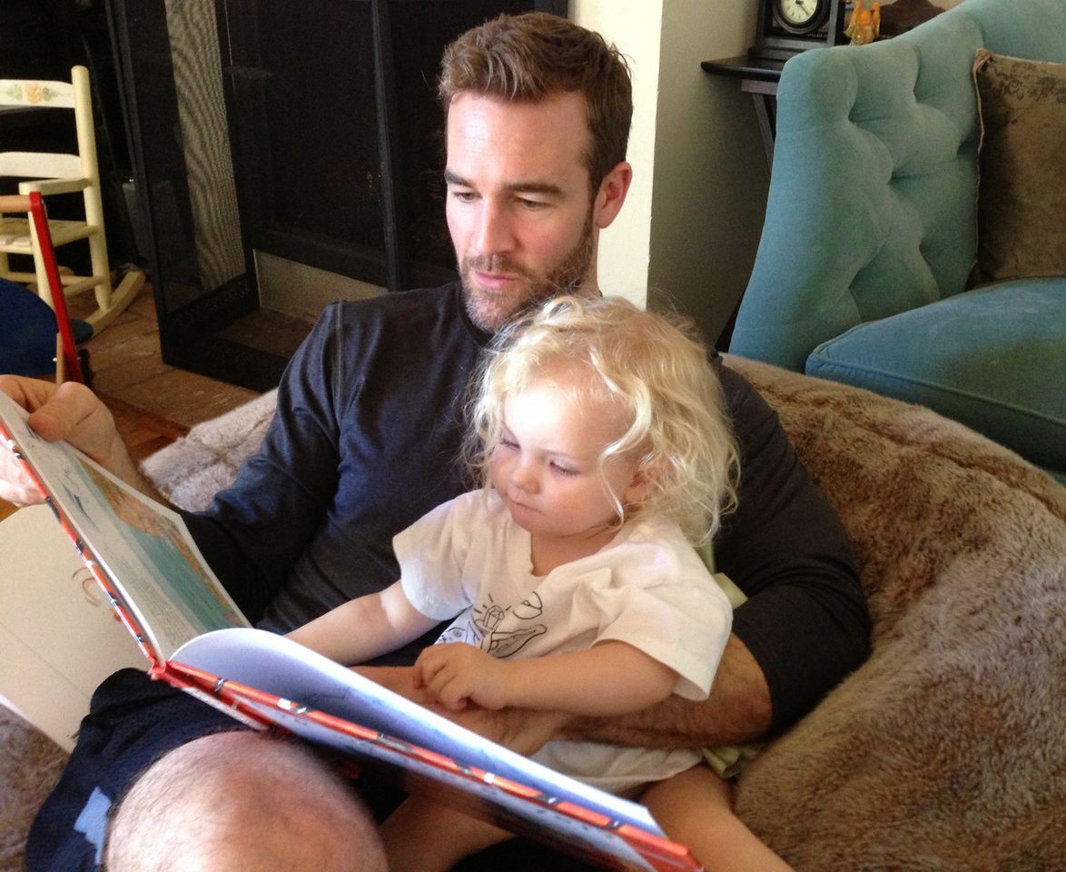James Van Der Beek with daughter Olivia, circa 2012 Courtesy Kimberly Van Der Beek