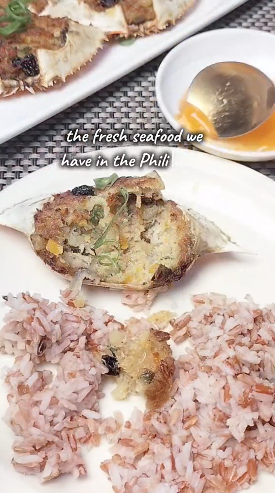 Crab relleno a flavorful Filipino seafood delight