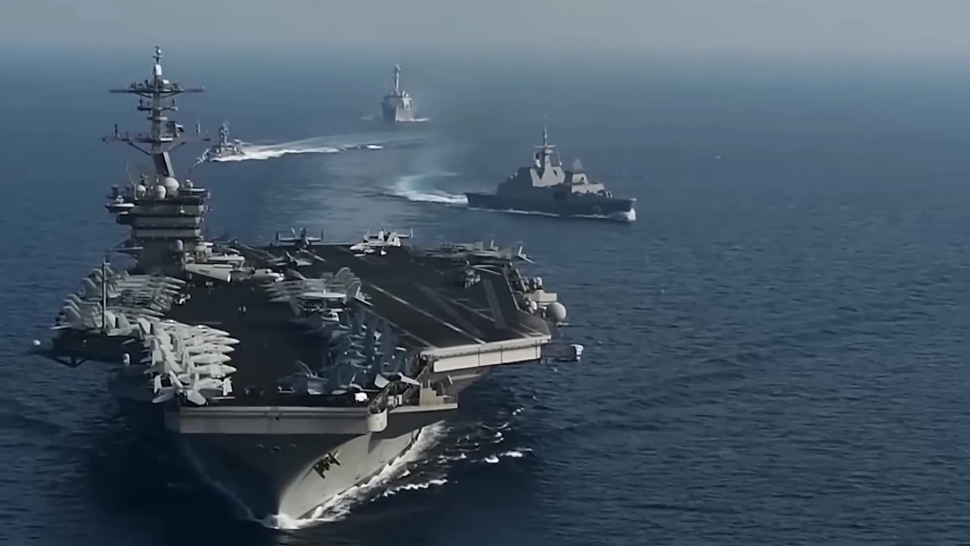 Fantail operations aboard Ford-class carrier