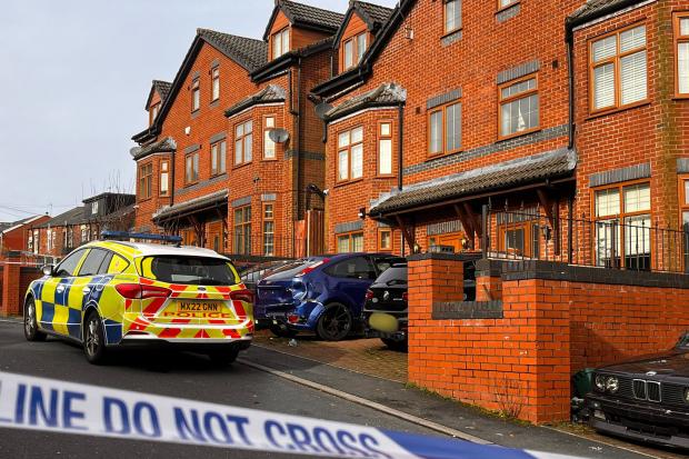 Pictures from the scene after shock Oldham 'shooting' in broad daylight