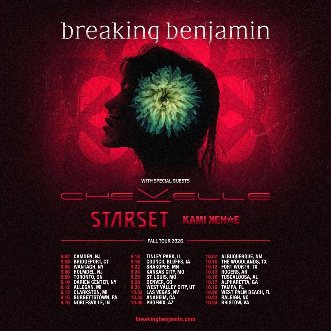 Breaking Benjamin announce 30-date 2026 North American tour with ...
