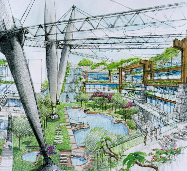 Destinations named for $5bn resorts shaped like the moon