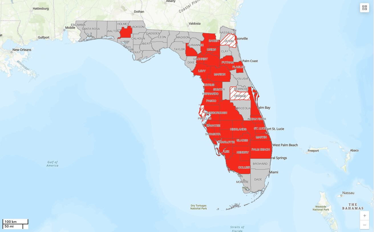 Marion County extends burn ban as wildfires burn in North Central Florida