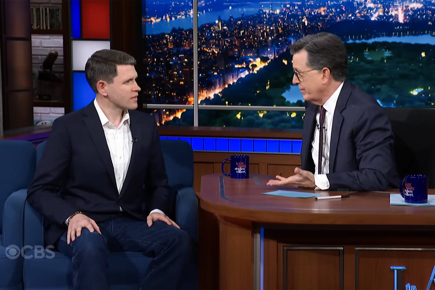 Stephen Colbert says CBS didn't air Rep. James Talarico interview out(01)