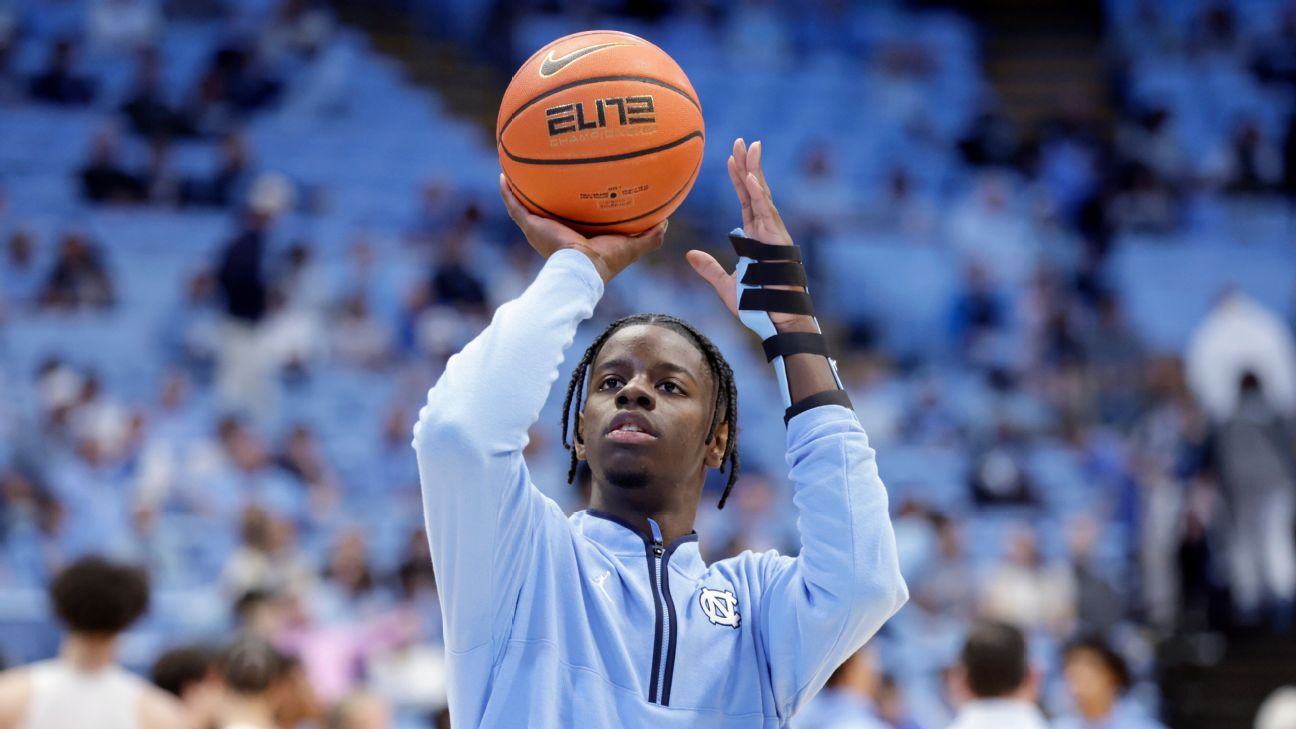 North Carolina's Caleb Wilson adjusts to cast, to return soon