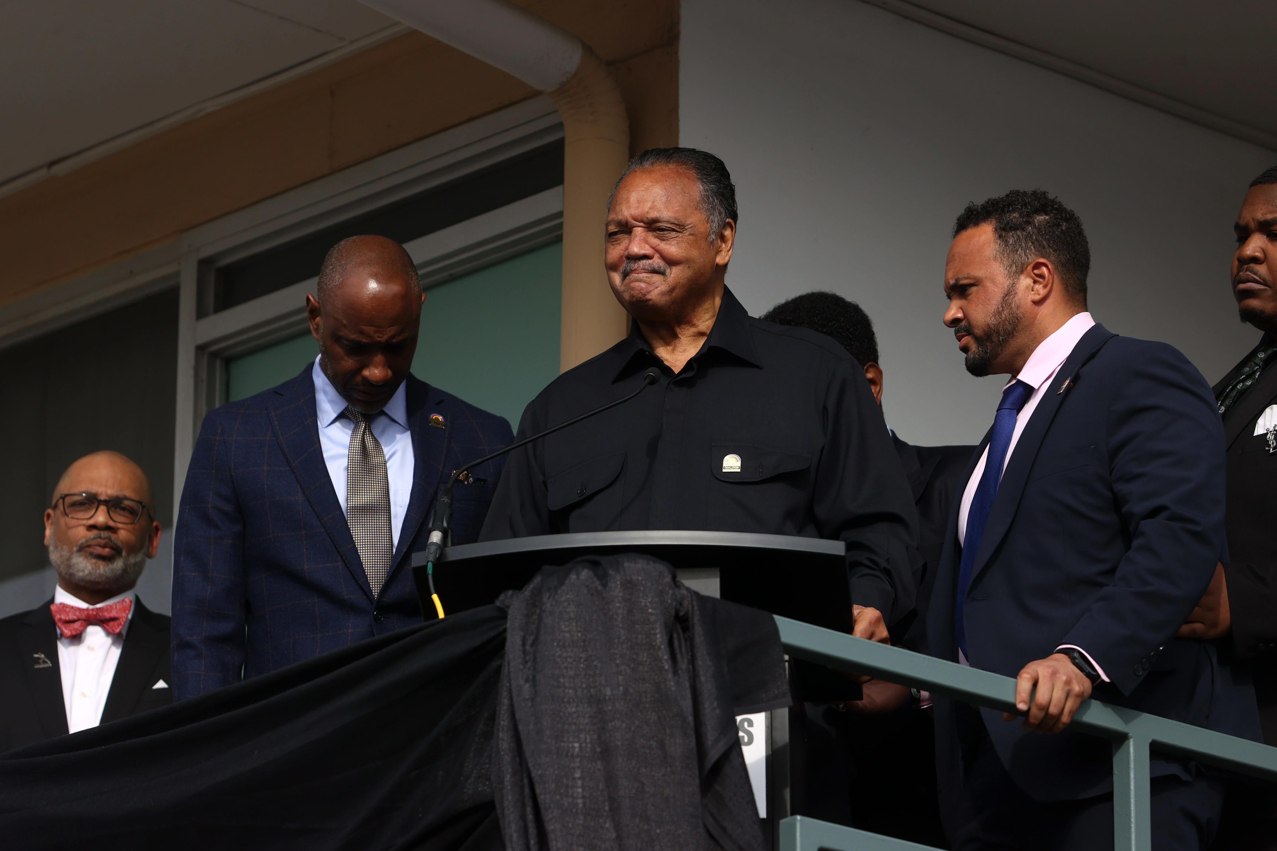 Jesse Jackson visits Memphis to mark anniversary of MLK's death