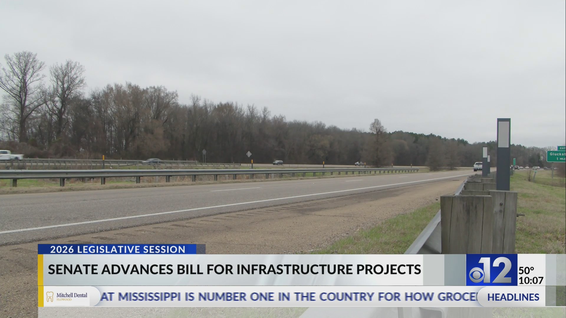 Mississippi Senate advances bill for infrastructure projects