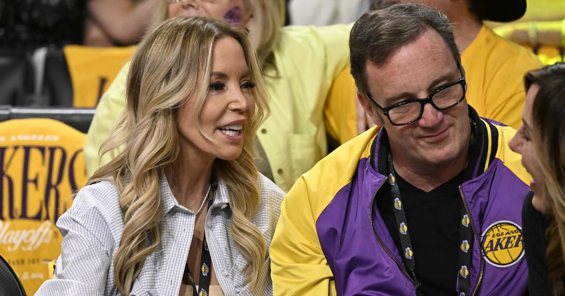 Lakers governor Jeanie Buss says siblings cannot sell family's stake to Bob Iger, Joshua Kushner