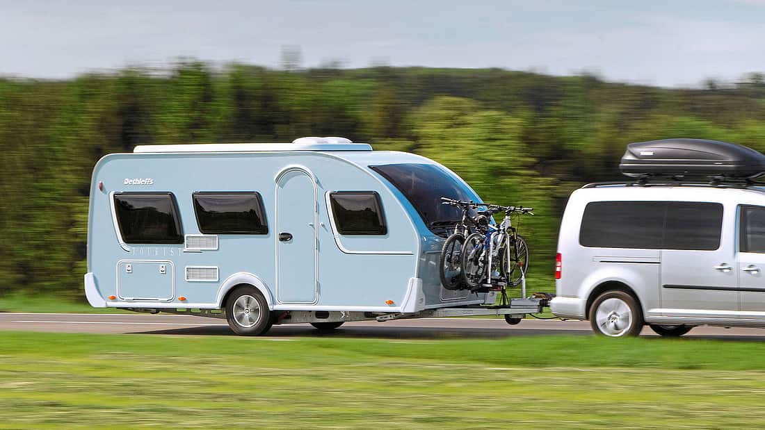 Erstaunlich Wohnwagen Mit Fahrradtrager Fotos