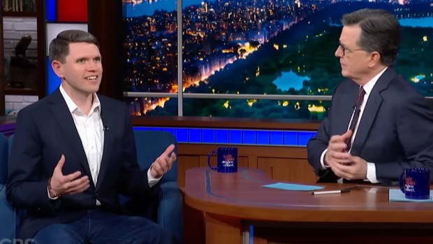 Watch the Colbert interview he says CBS told him he couldn't air