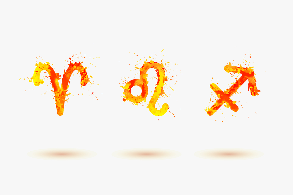 Fire sign zodiac traits explained: Aries Leo and Sagittarius