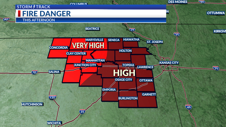 Windy and dry conditions bring very high fire danger
