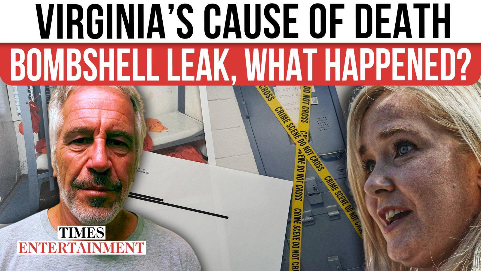 Virginia's cause of death revealed in Jeffrey Epstein files before ...