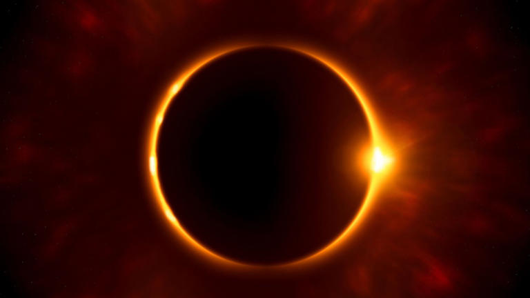 Los cálculos del astrofísico Fred Espenak, citados por la NASA, indican que la fase total del eclipse superará los seis minutos.