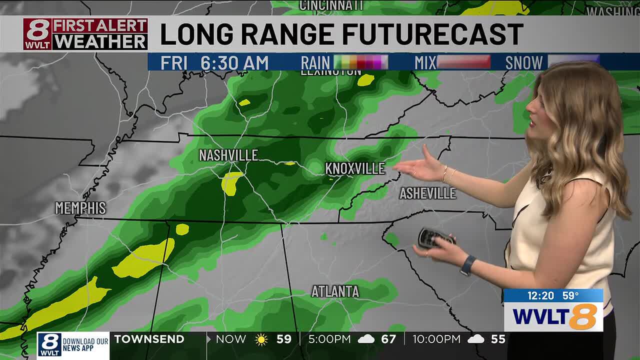 Unsettled weather through the end of the week with daily rain chances