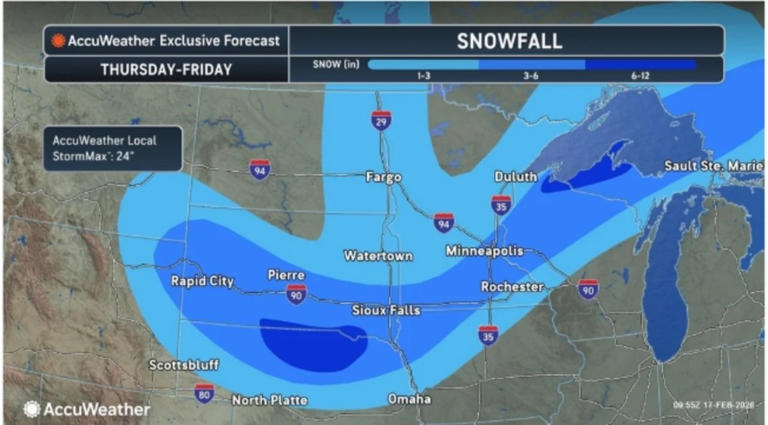 Winter storm maps show states to get hit hardest later this week
