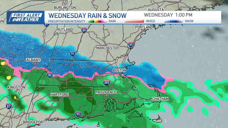 Some areas of New England will see snow Wednesday, 2 more chances this ...