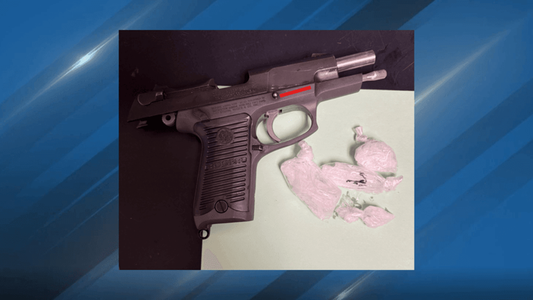 Two arrested after search warrant yields stolen gun, drugs in Constantine