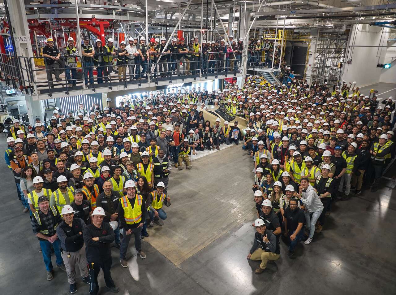 First cybercab rolls off the line at Gigafactory Texas as new model ...
