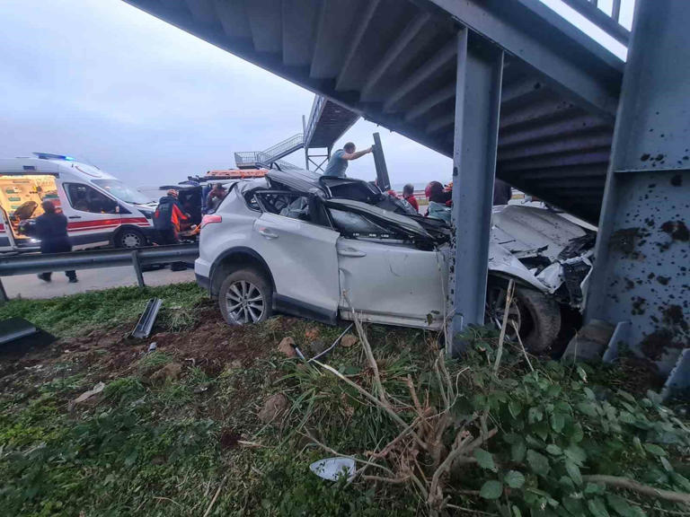 Rize’de feci kaza: 1 ölü, 1 ağır yaralı