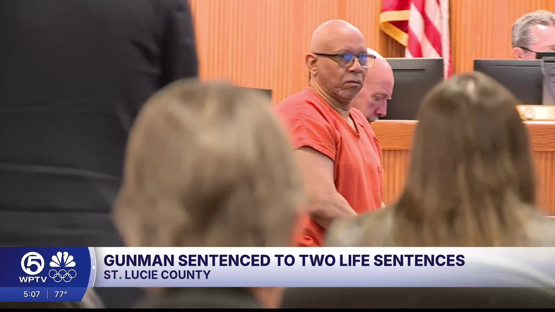Gunman sentenced to 2 life sentences for shooting tow truck driver